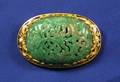 10kt Gold and Jadeite Brooch