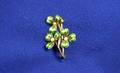 Art Nouveau Enamel and Seed Pearl Pin Wordley Allsopp  Bliss