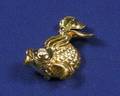 18kt Gold and Diamond Fish Brooch