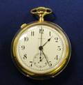 18kt Gold Openface Chronograph Pocket Watch Tiffany  Co