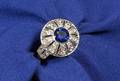 Art Deco Platinum Sapphire and Diamond Ring