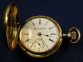 18kt Gold Hunting Case Pocket Watch Illinois Watch Co