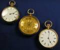 Three 18kt Gold Openface Pocket Watches Glasgow and London