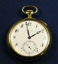 18kt Gold Openface Pocket Watch Shreve  Co San Francisco