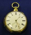 18kt Gold Open Face Pocket Watch