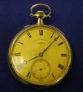 18kt Gold Openface Pocket Watch L GallopinHenry Capt Geneva