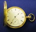 Antique 18kt Gold Masonic Hunting Case Pocket Watch Appleton Tracy  Co