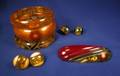 Group of Bakelite Bangles Earclips and Brooch