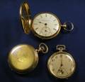 Three Gold Pocketwatches Howard