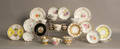 Group of miscellaneous Meissen cups and saucers to include singles