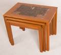 Trioh Danish Nesting Tables Three 3