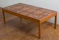 Trioh Danish Teak Tile Top Table