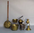 Seven miscellaneous brass items
