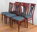 Pietro Costantini Mahogany Chairs Six 6