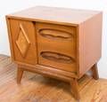 MidCentury Modern Two Drawer Nightstand