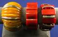 Three Bakelite Stretchy Bracelets