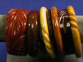 Group of Seven Bakelite Bangles