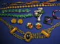 Group of Bakelite and Metal Jewelry