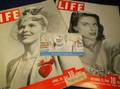 Postcard from The Bakelite Travelcade and Three Issues of Life Magazine