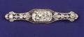 Art Deco Platinum and Diamond Bar Pin