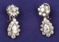 Platinum and Diamond Earpendants