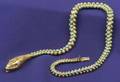 Victorian 18kt Gold and Turquoise Snake Necklace