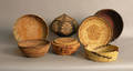 Seven miscellaneous basketry bowls and trays