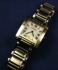 Gentlemans Stainless Steel Wristwatch Cartier