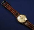Gentlemans 14kt Gold Wristwatch LeCoultre