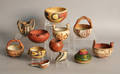 Twelve southwest pottery bowls to include Acoma