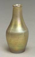 Tiffany Gold Favrile Cabinet Vase