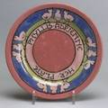 Paul Revere Pottery Decorated Plate