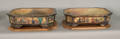 Pair of Chinese potter planters