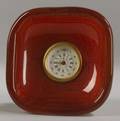 Seguso Murano Art Glass Table Clock