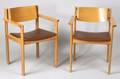 Six Harvey Prober Chairs and a Table