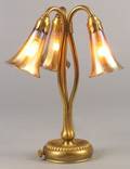 Tiffany Studios Bronze Dore Lily Lamp