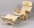 Bruno Mathsson Lounge Chair and Ottoman