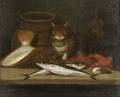 Manner of Jean Baptiste Simeon Chardin French 16991779 The Daily Catch