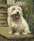 American School 20th Century Portrait of a Terrier