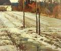 Attributed to George Gardner Symons American 18631930 Winter Landscape