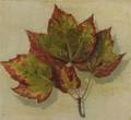 American School 19th Century Autumn LeavesA Still Life