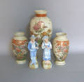 Group of 3 oriental vases
