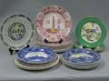 Twentyseven Wedgwood Assorted Transfer Decorated Plates
