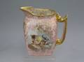 Limoges Handpainted Cupid Decorated Porcelain Pitcher