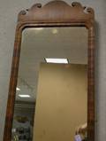 Chippendale Mahogany Veneer Mirror
