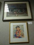 Two Framed Native American Works on Paper
