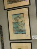 Three Framed Japanese Woodblock Prints