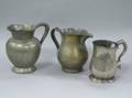 Pewter Tankard and Two Pitchers