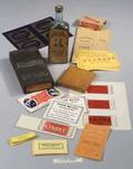 Lot of Assorted Shaker Labels Packaging Materials and Herbal Products