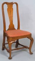 Queen Anne Walnut Side Chair